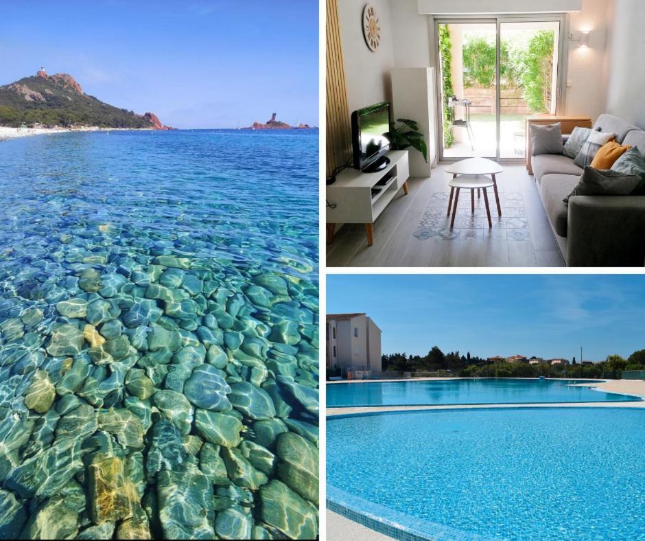 Appartement Frejus Avec Jardin, Piscine, Plage, Tennis Екстериор снимка